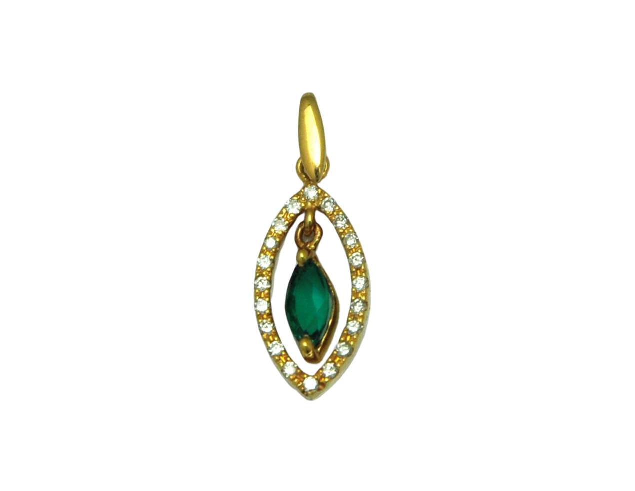 Blue Diamonds - Emerald Radiance Pendant (DIC)